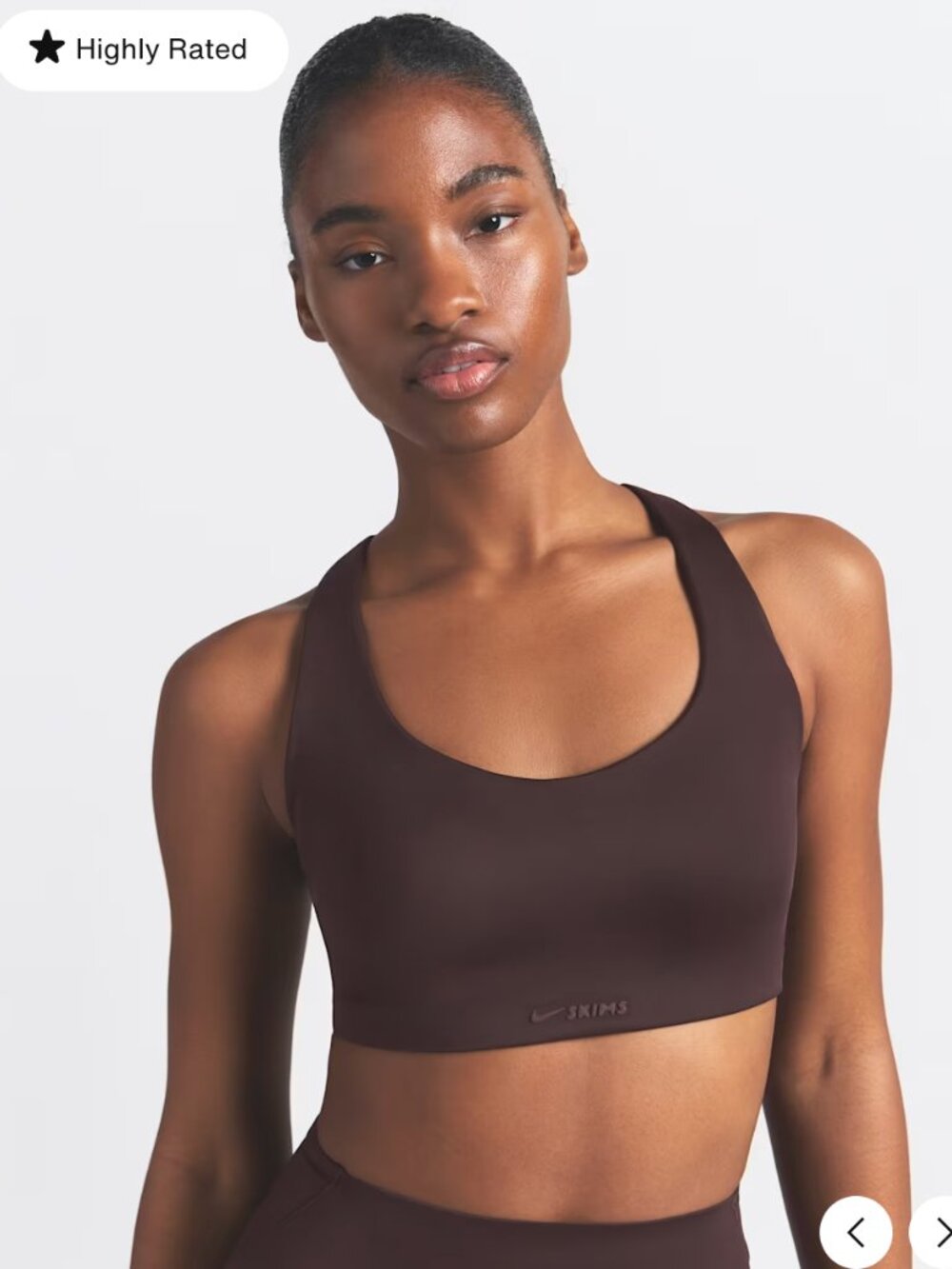 99% new NikeSkims racerback bra